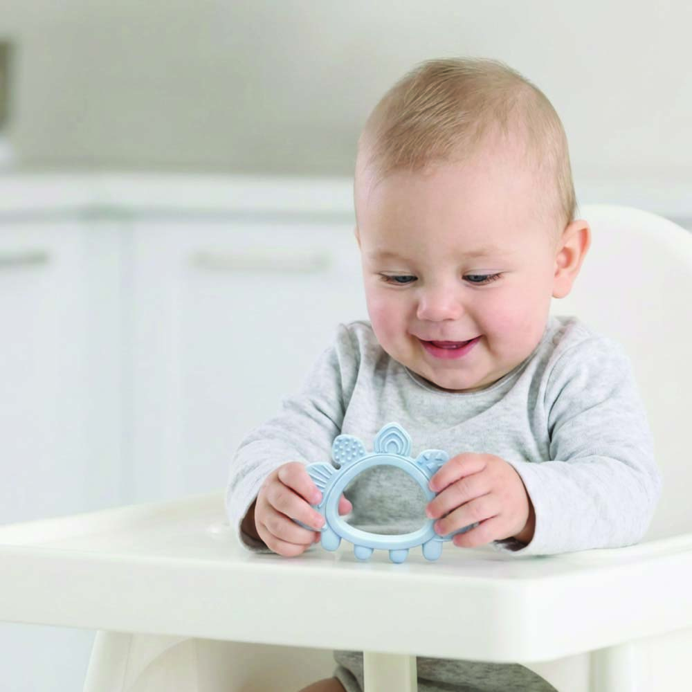 Dudley Dinoasaur Baby Teether – Food-Grade Silicone