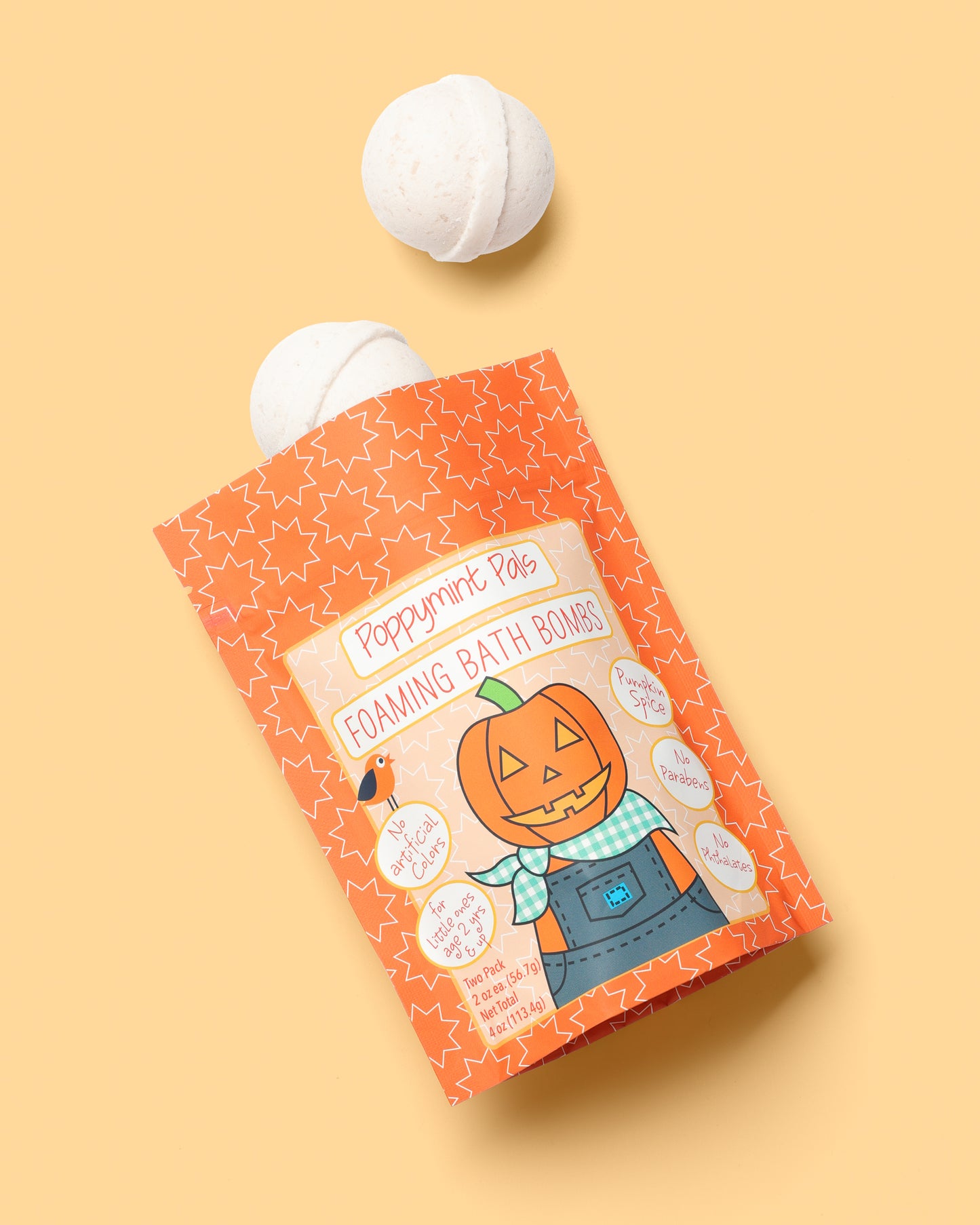 Pumpkin Spice Halloween Bath Bombs