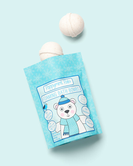 Polar Bear Foaming Bath Bombs