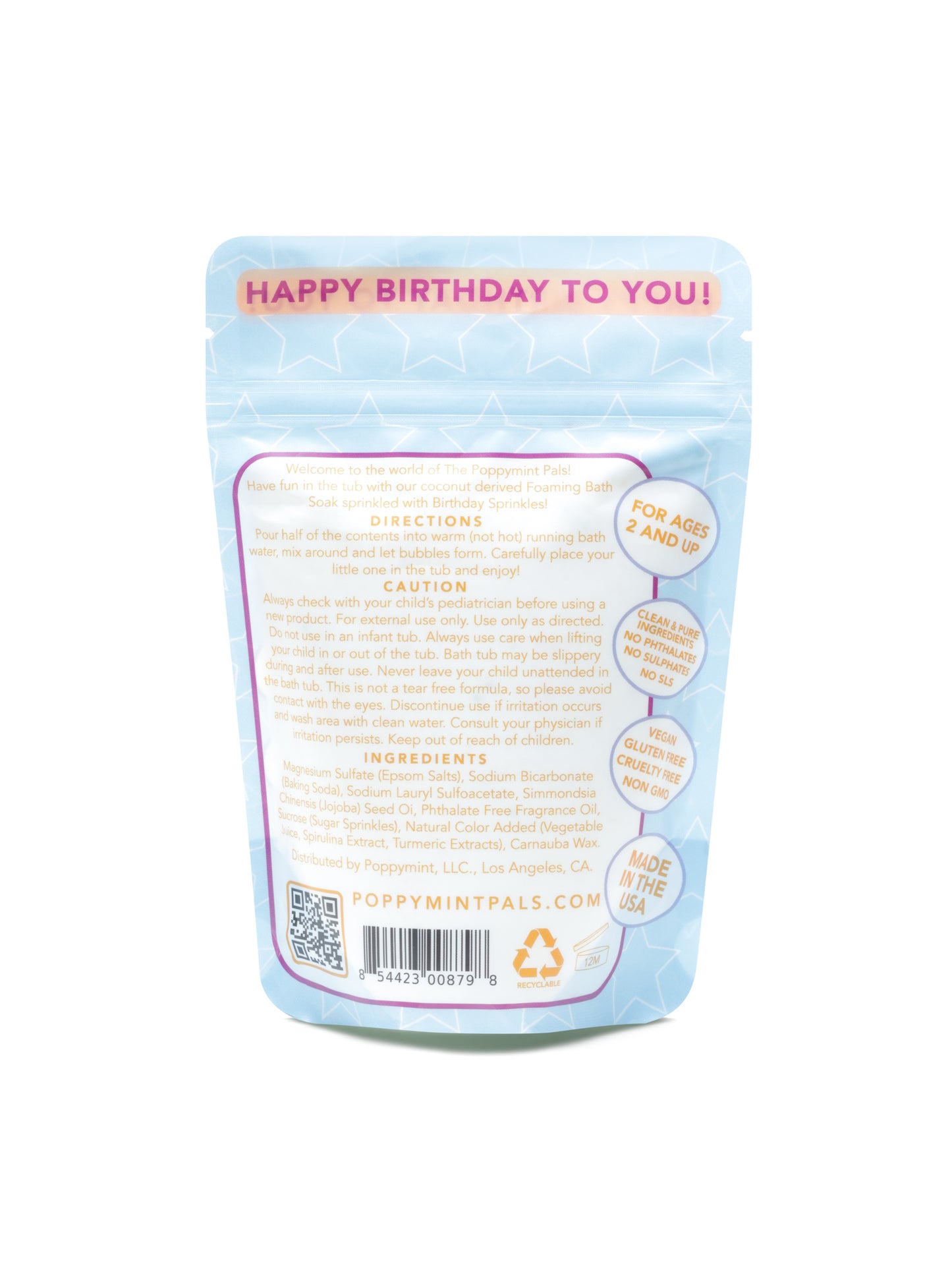 Happy Birthday Fizzling & Foaming Bath Soaks